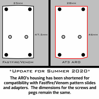 ARO™ Micro Red Dot Reflex Sight with Optional Riser Mount