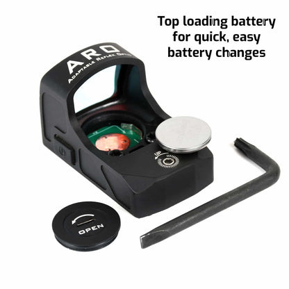ARO™ Micro Red Dot Reflex Sight with Optional Riser Mount