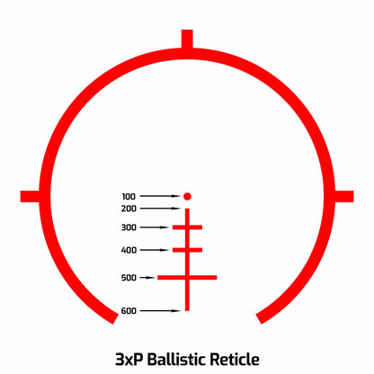 3xP Scope – 3x Prism Scope with Illuminated BDC Reticle