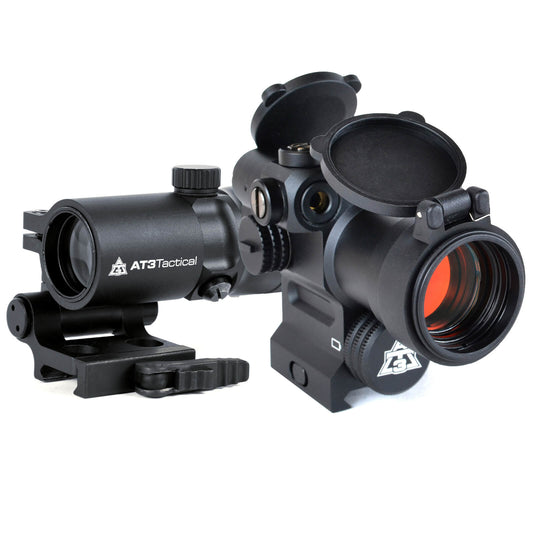 4x Magnified Red Dot with Laser Sight Kit – Includes Red Dot with Laser Sight & 4x Magnifier