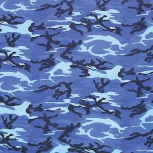 Sky Blue Camo Bandana