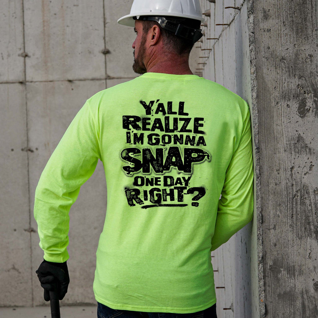 Snap - Long Sleeve Hi-Vis T-Shirt