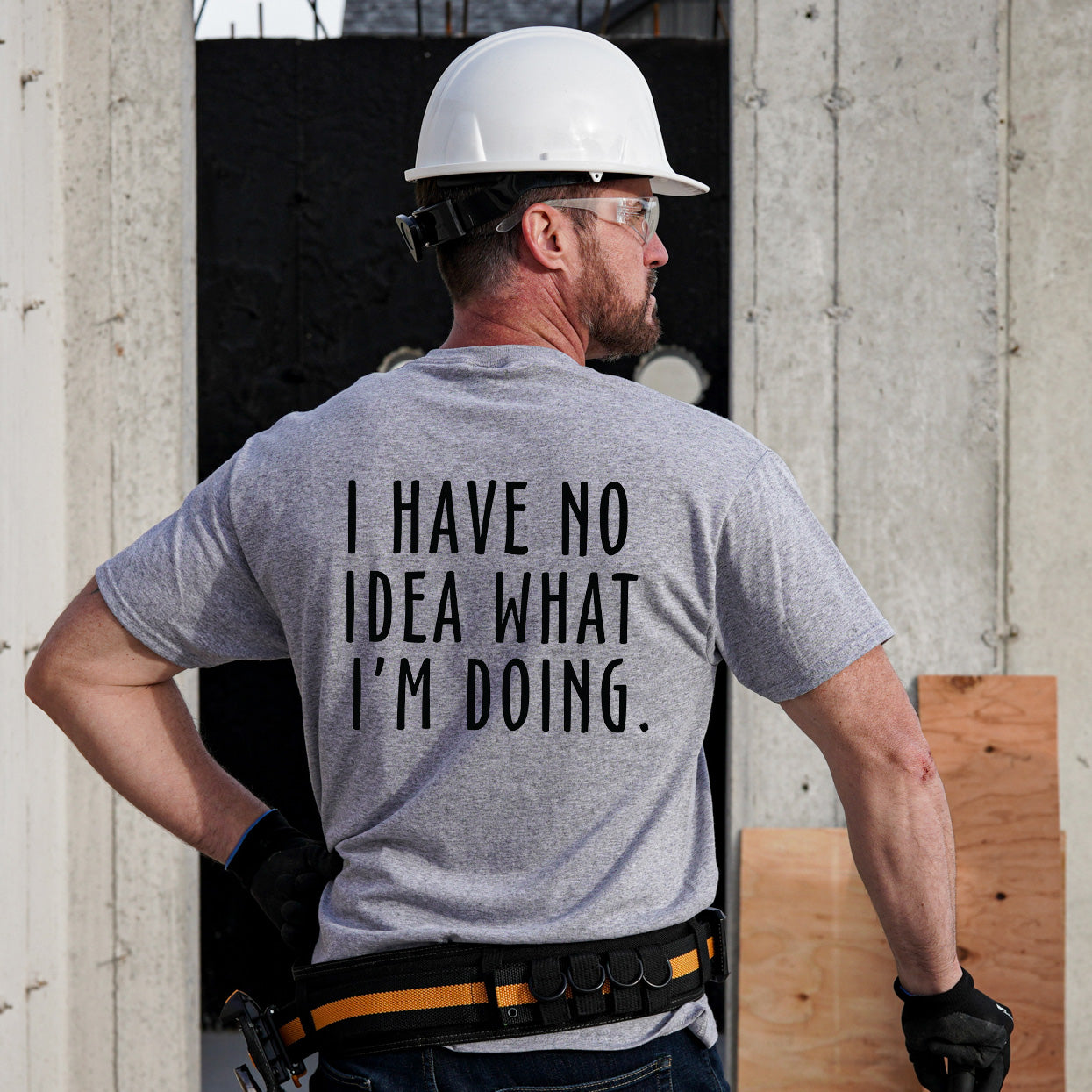 No Idea What I'm Doing - Safety Yellow Hi-Vis T-Shirt