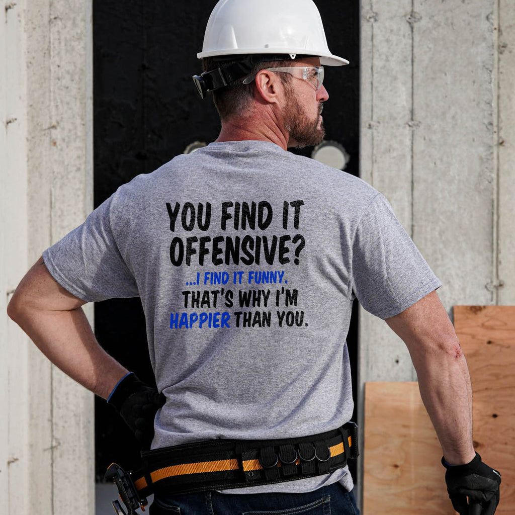 Happier Than You - Heather Gray T-Shirt