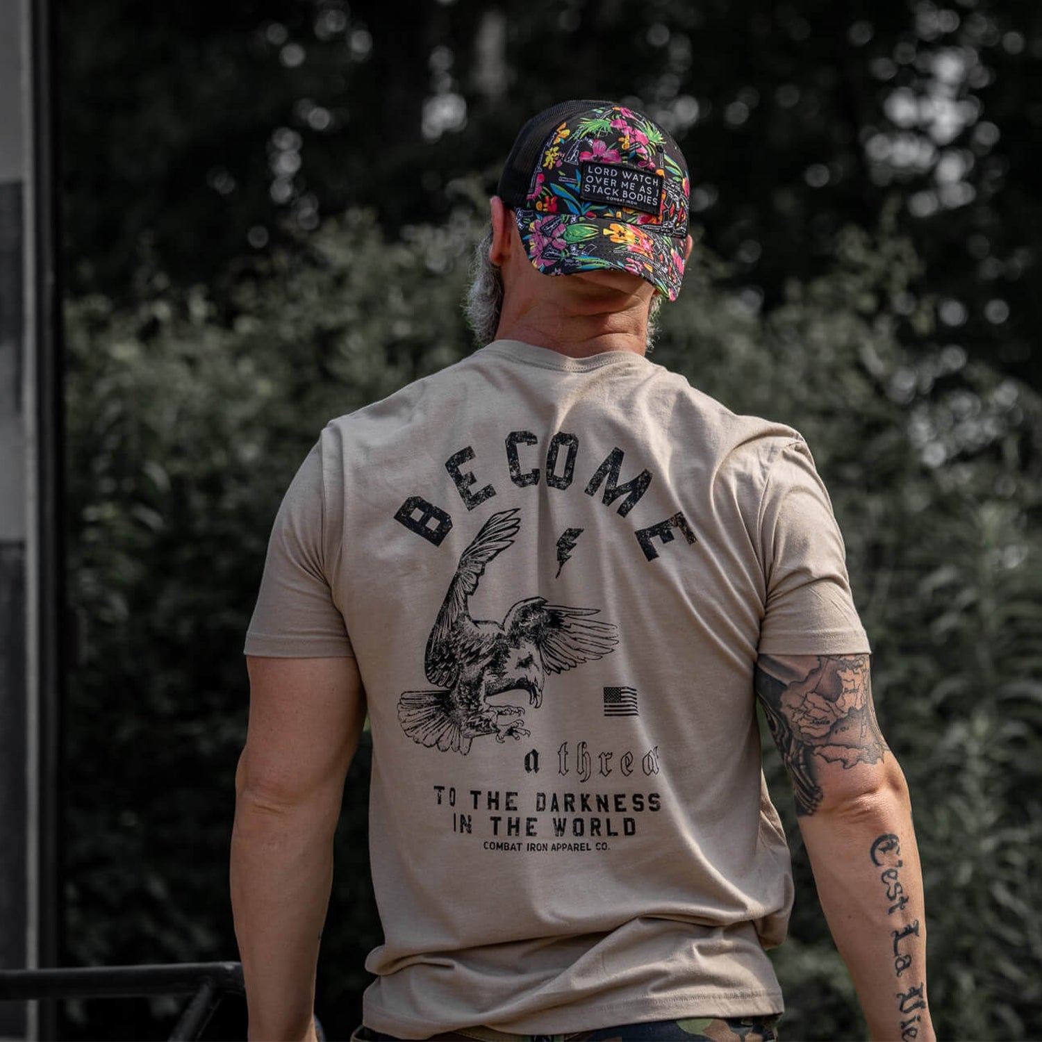 Lord Watch Over Me As I Stack Bodies Patch Tactical Ripstop Mesh Snapback Hat