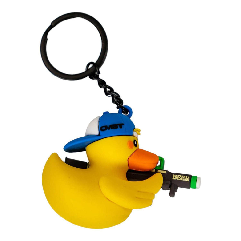 Beer Launcher TactiDuck 3D Rubber Keychain