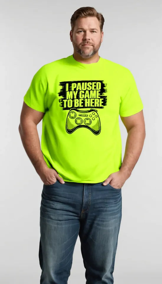 Paused My Game - Safety T-Shirt
