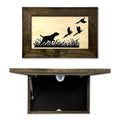 Pointer Dog Pheasant Hunting Concealment Furniture Hidden Gun Storage Concealed Shelf