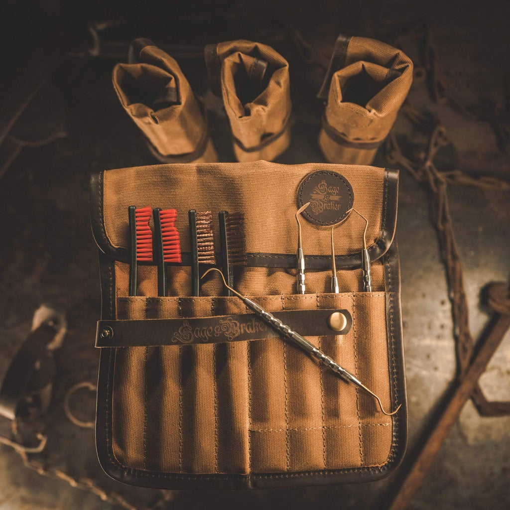 Firearm Brush & Pick Tool Roll Kit