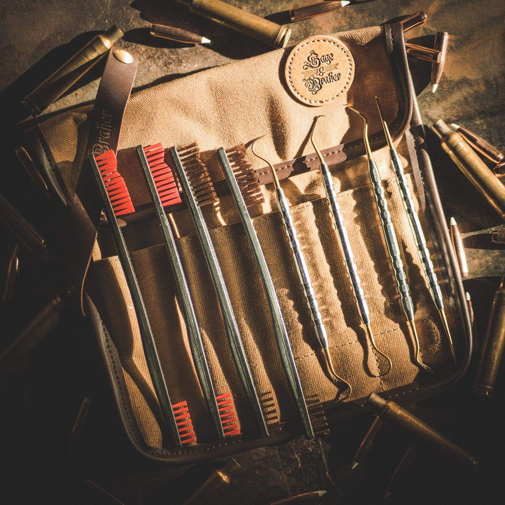 Firearm Brush & Pick Tool Roll Kit