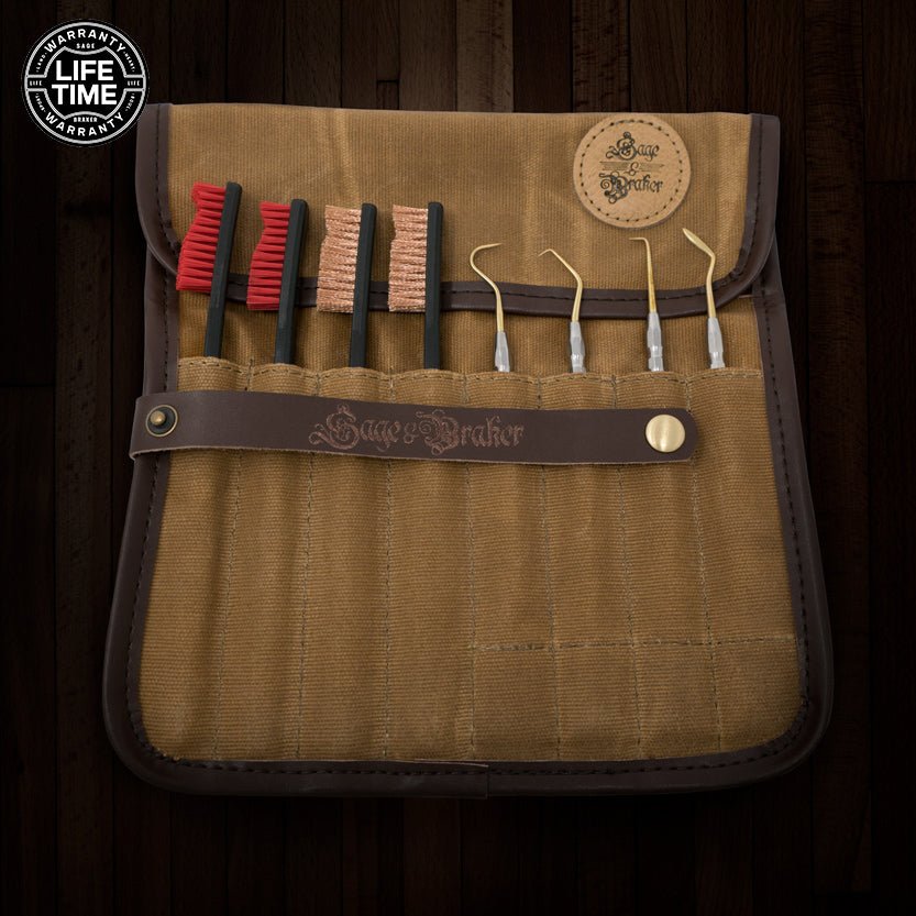 Firearm Brush & Pick Tool Roll Kit