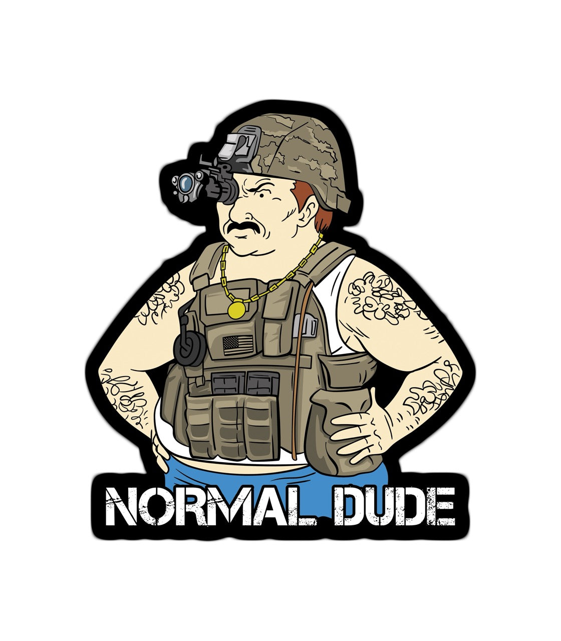 Normal State Sticker Normal Dude Sticker β Self Rescue Tactical