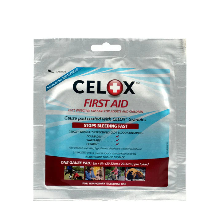 Celox 8" x 8" Hemostatic Gauze Pad