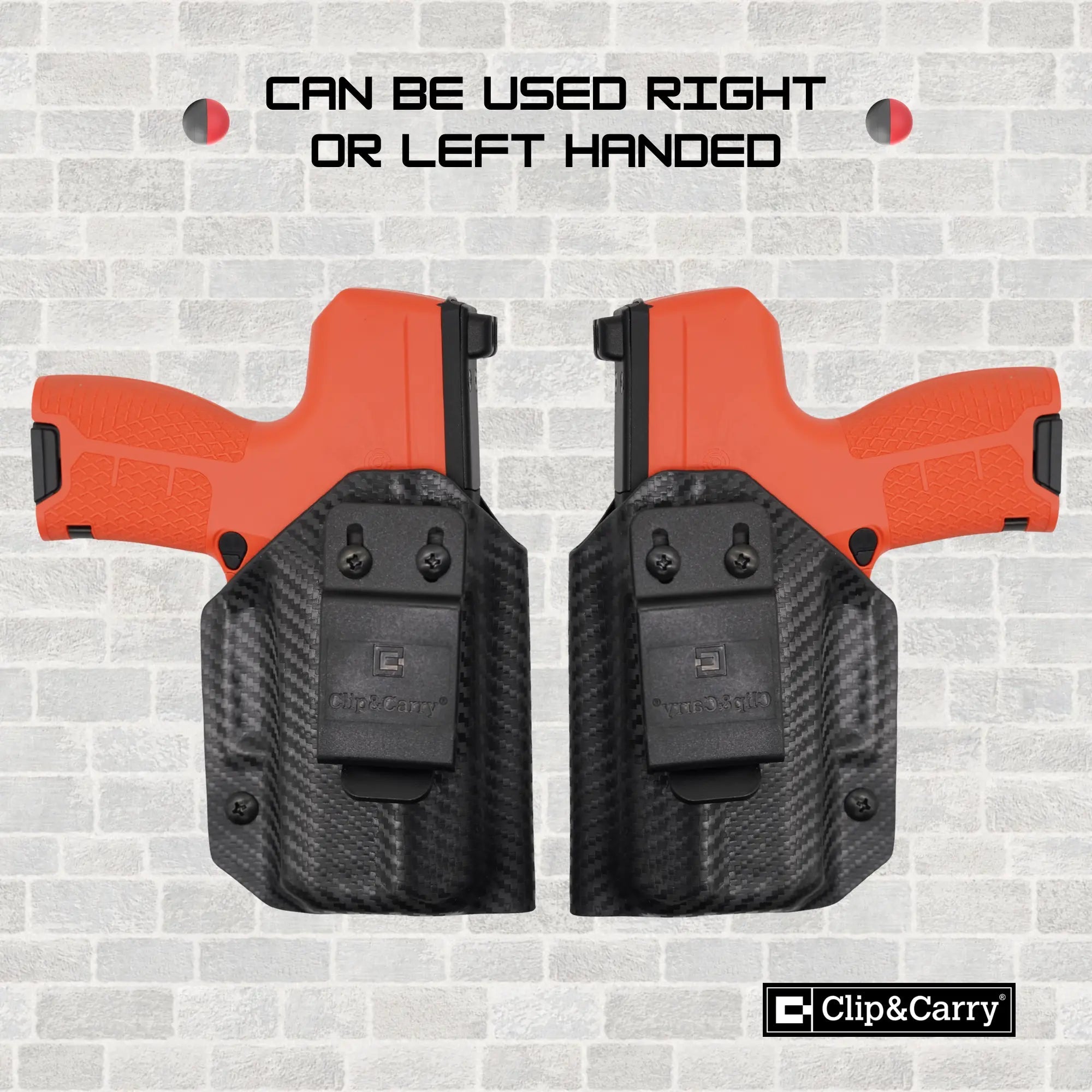 IWB/OWB Kydex Holster for Byrna CL – Ambidextrous | RMR Optic Compatible