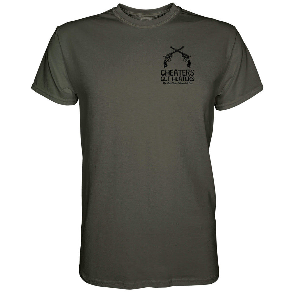 Cheaters Get Heaters Cowboy Edition Men's T-Shirt