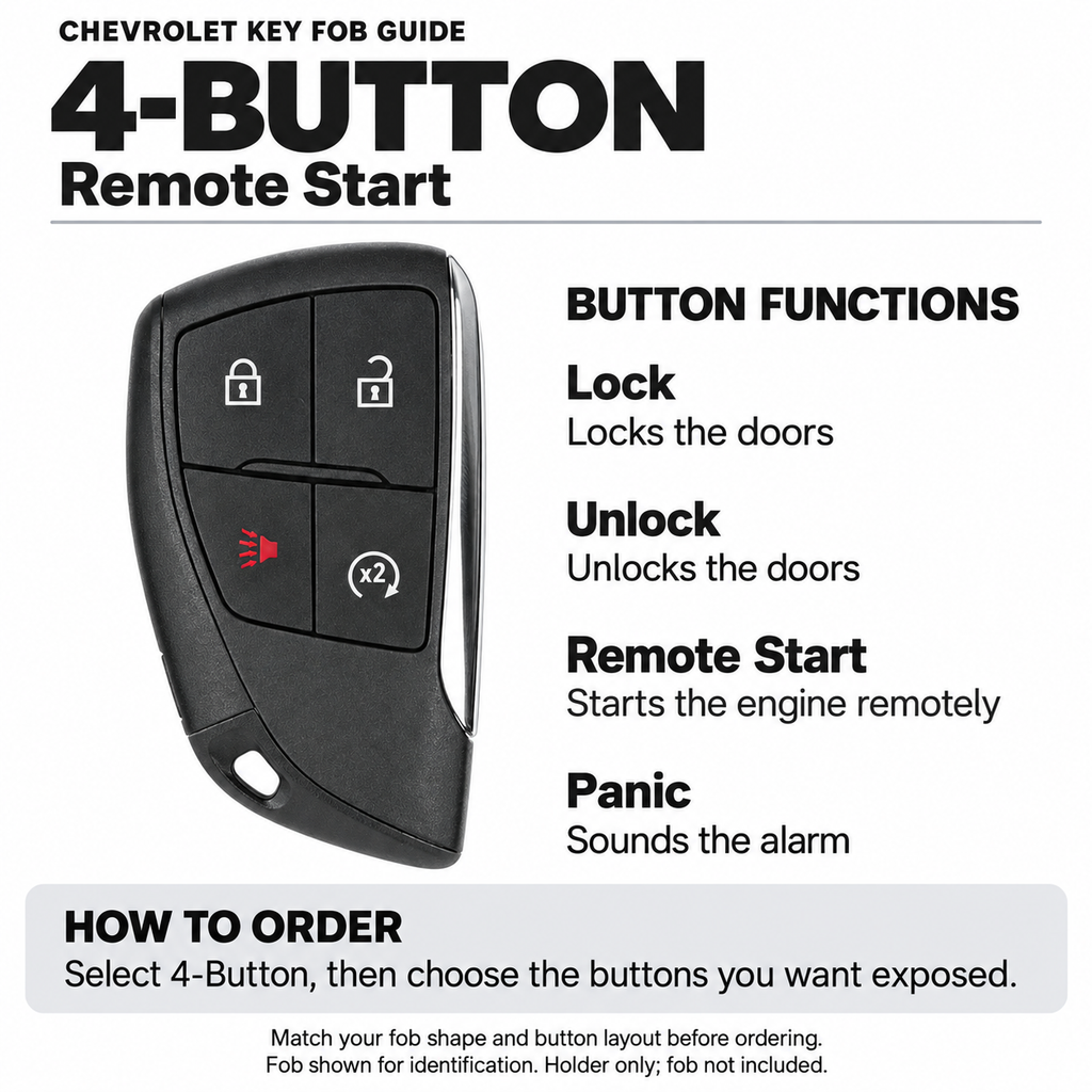 Chevrolet Key Fob Case