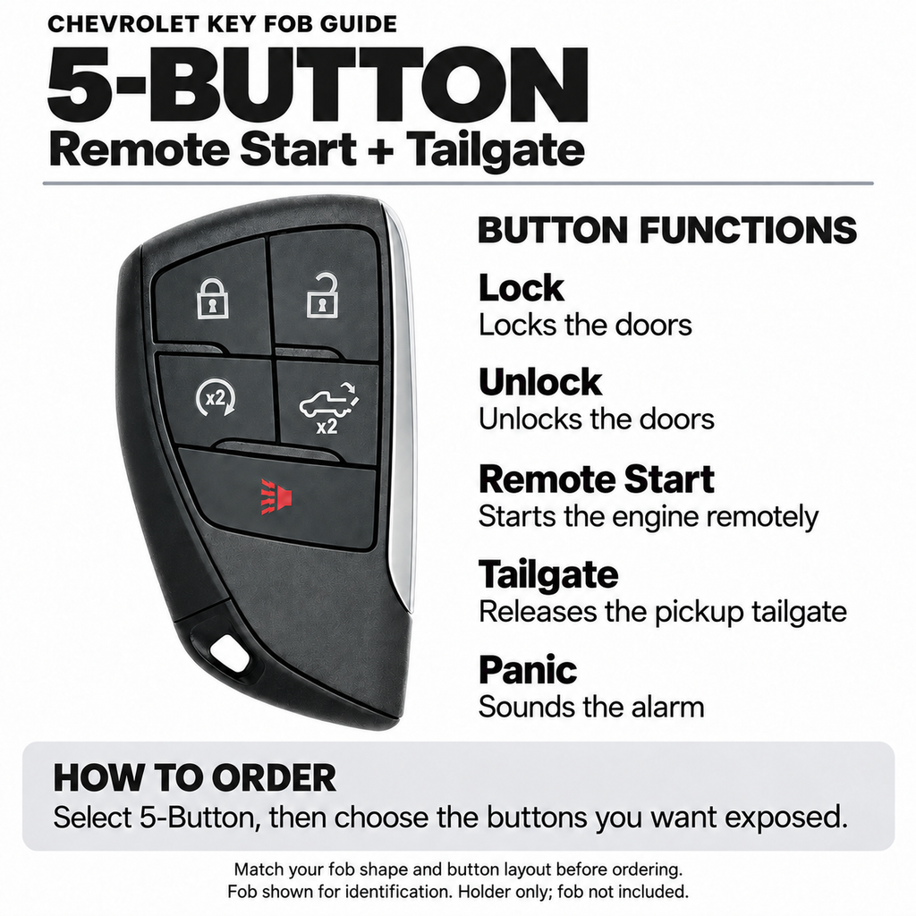 Chevrolet Key Fob Case