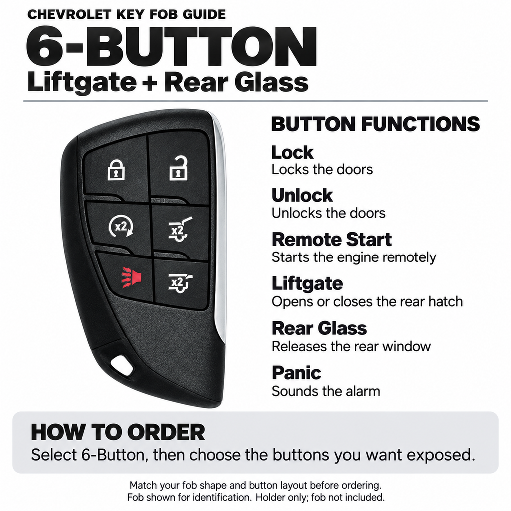 Chevrolet Key Fob Case