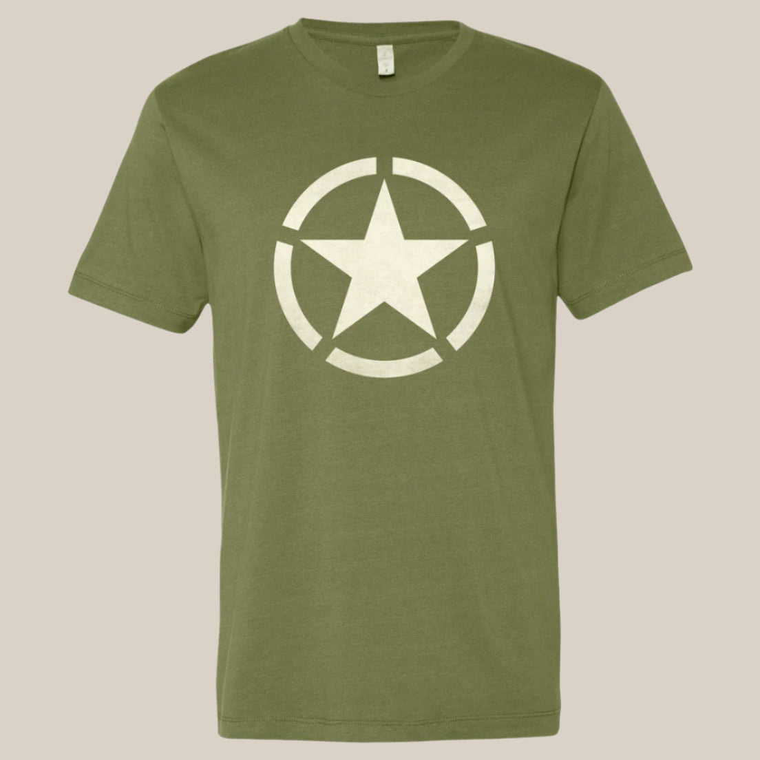 WW2 Circled Star Graphic T-Shirt