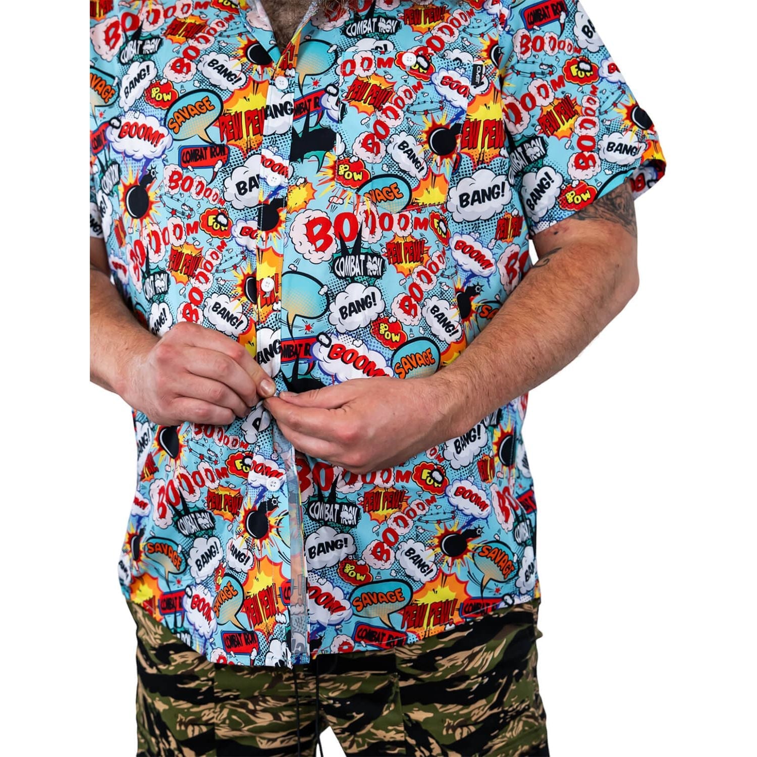 Men's Flex Button Up