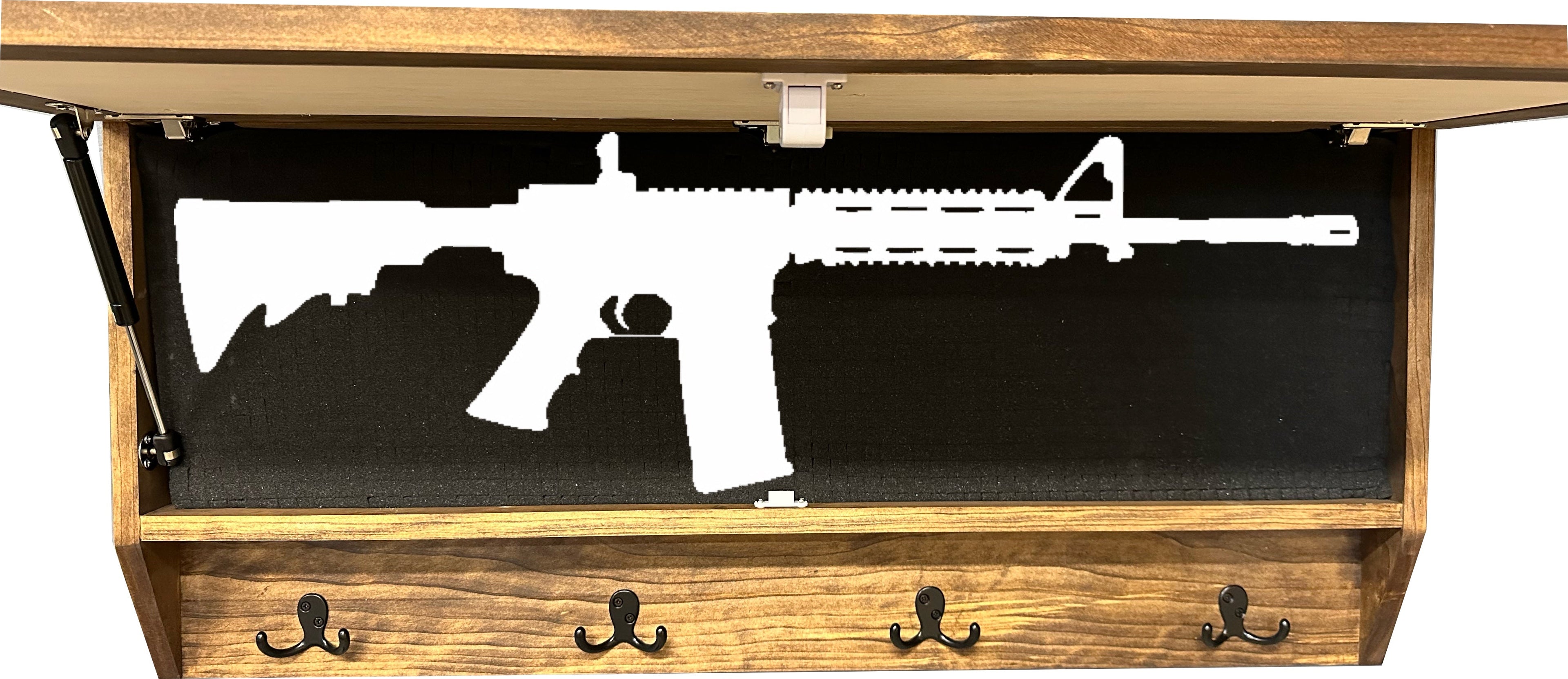 Coat Rack Hidden Gun Storage - Welcome