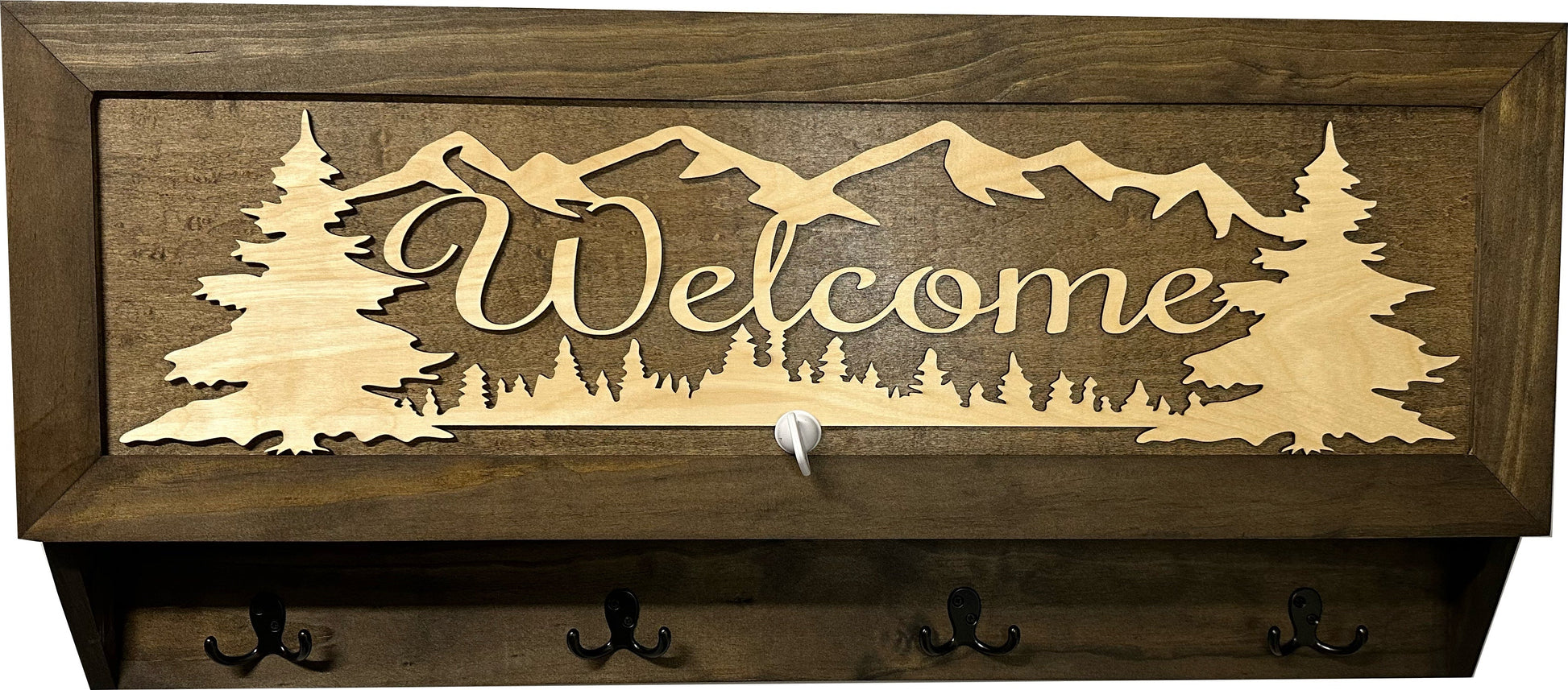 Coat Rack Hidden Gun Storage - Welcome