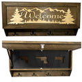 Coat Rack Hidden Gun Storage - Welcome