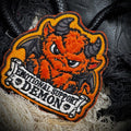 Damien Horn - Fuzzy Emotional Support Demon - 4" Embroidered Patch