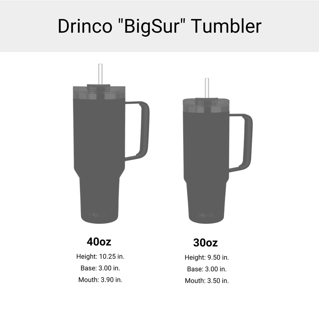 Drinco 40oz Tumbler with Handle (Moonstone)