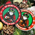 COMBO - POTM - December 2025 -  He Knows If You've Been Bad Or Good  - PATCH AND STICKER