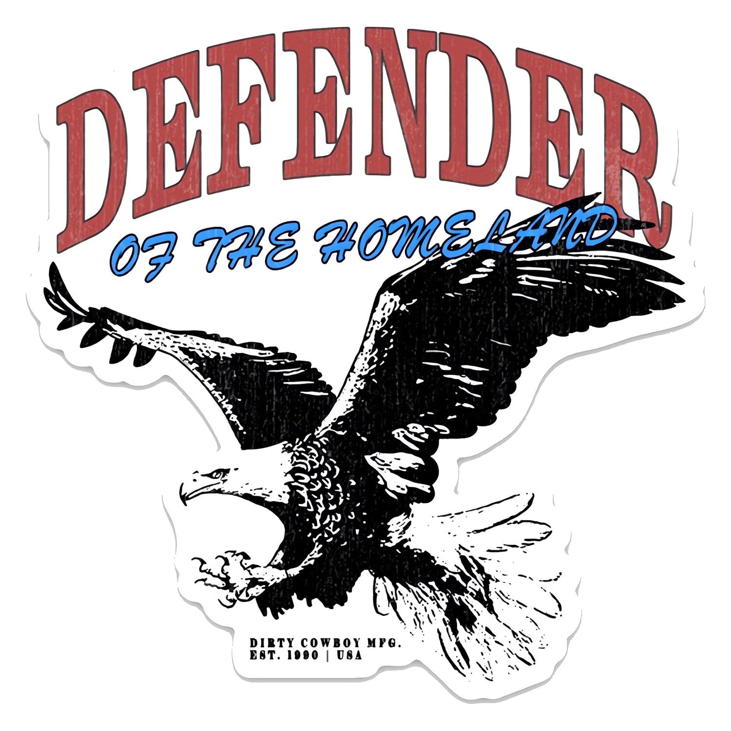 Defender Of The Homeland Decal Sticker