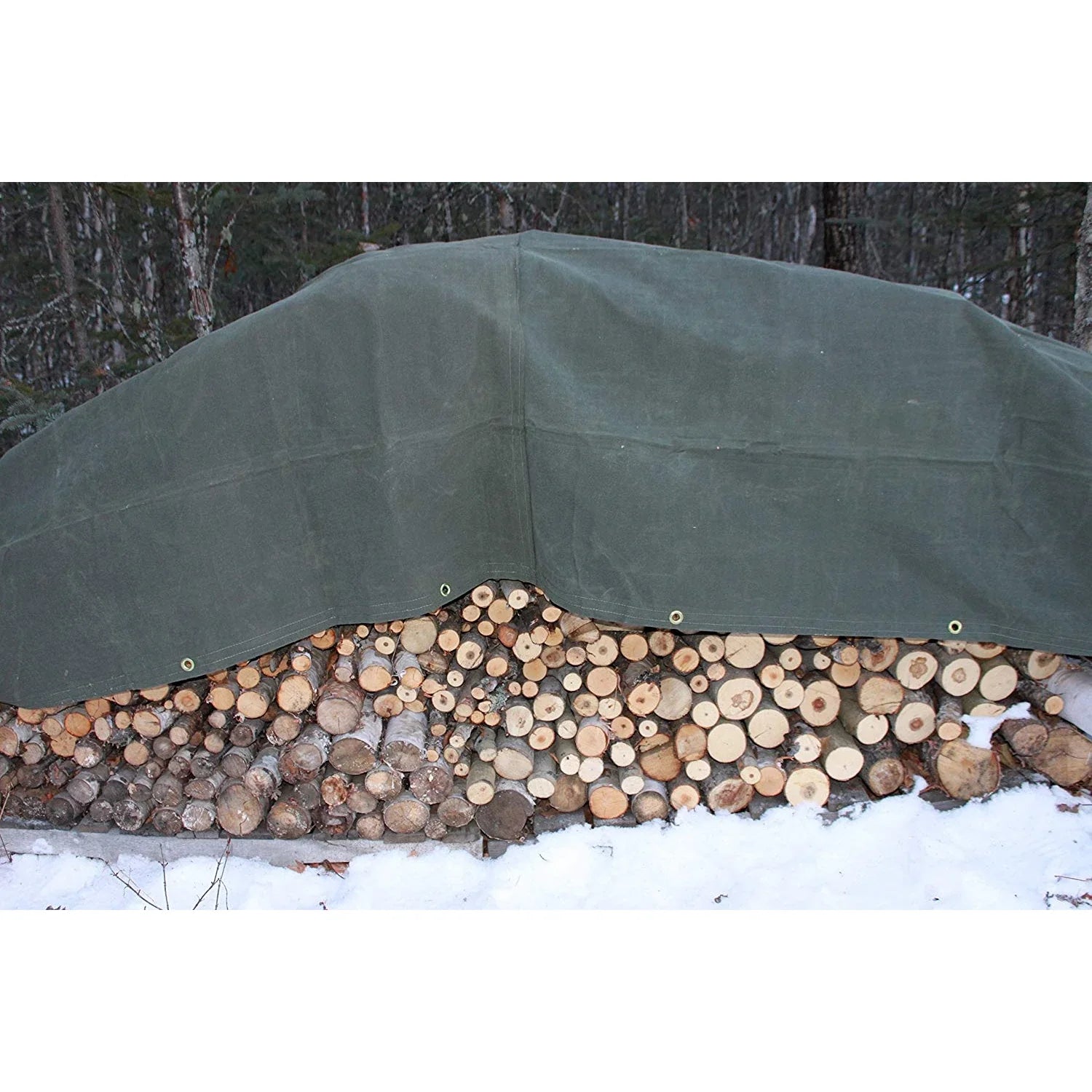 Canvas Tarp - OD - 6' X 8'