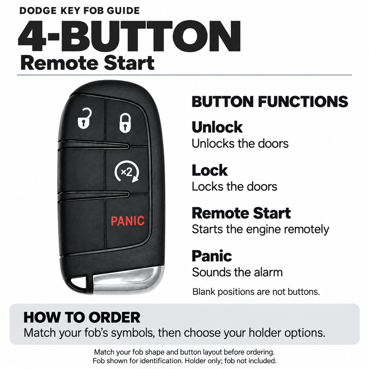Dodge Key Fob Case