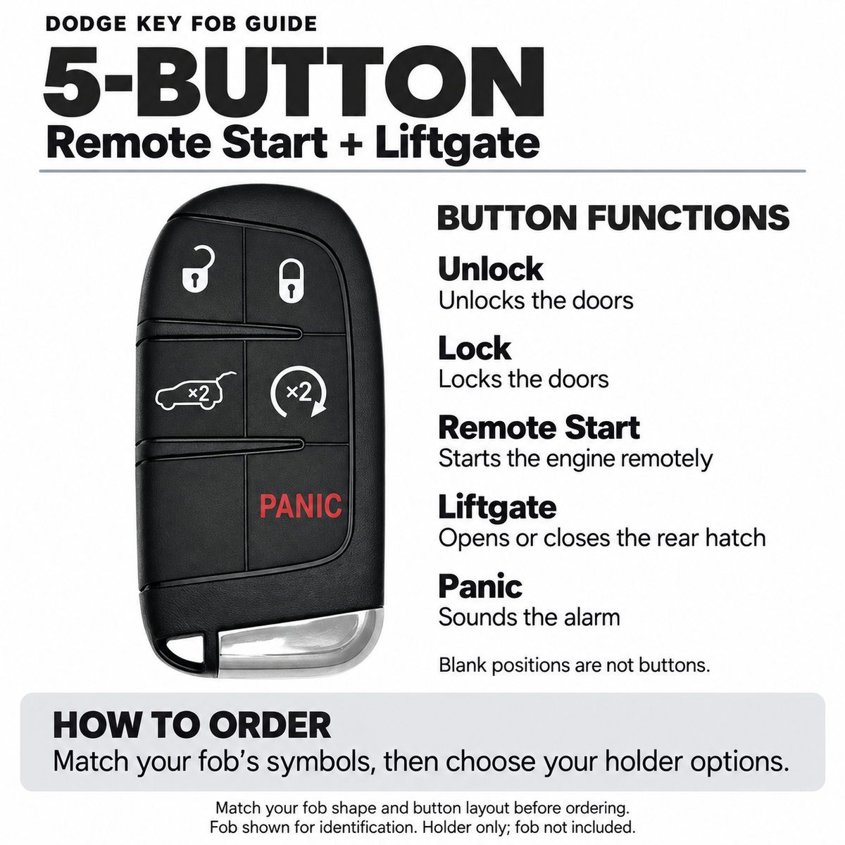 Dodge Key Fob Case