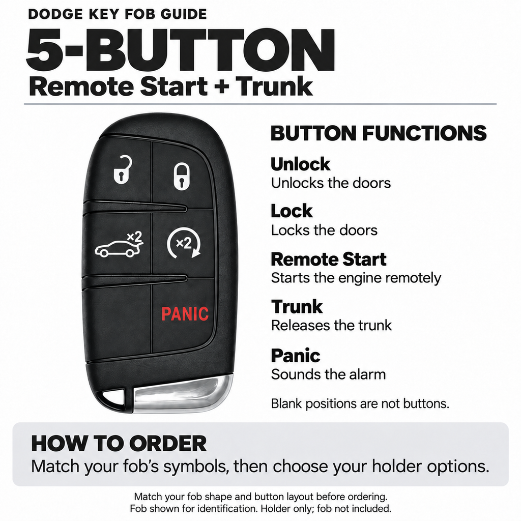 Dodge Key Fob Case