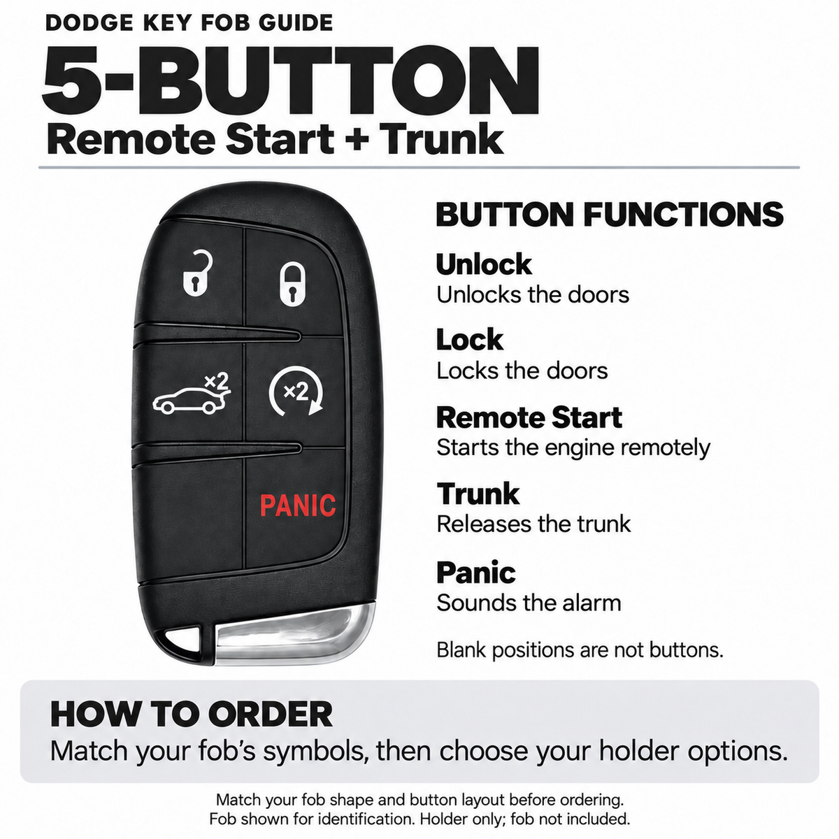 Dodge Key Fob Case