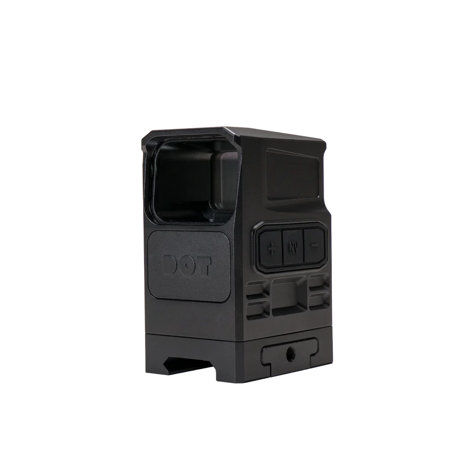 DOT EHS-1 L: Low-Pro Holographic Sight with 1 MOA Dot/65 MOA Circle - Waterproof & NV Ready