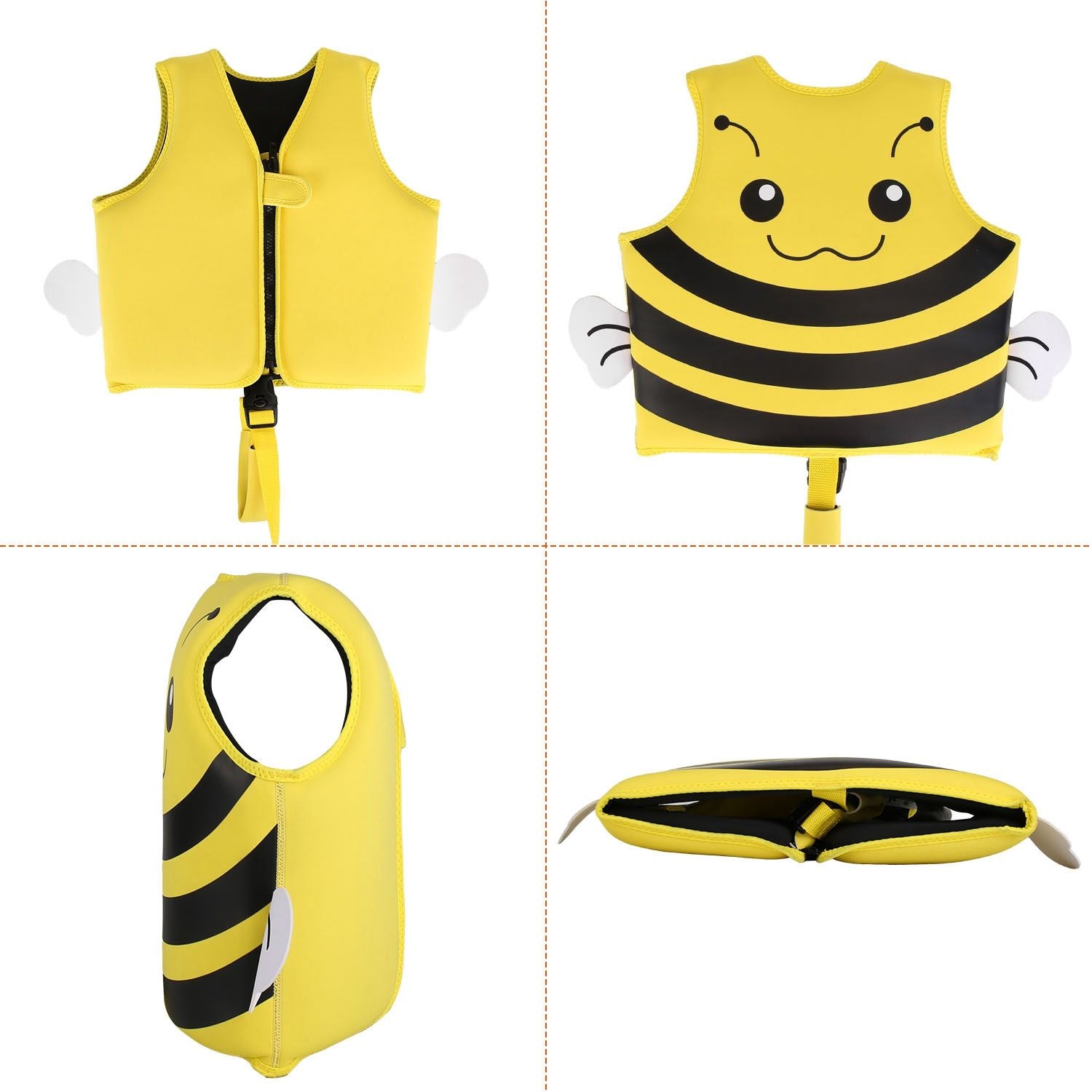Kids Swim Vest – Toddler Float Jacket with Adjustable Safety Strap