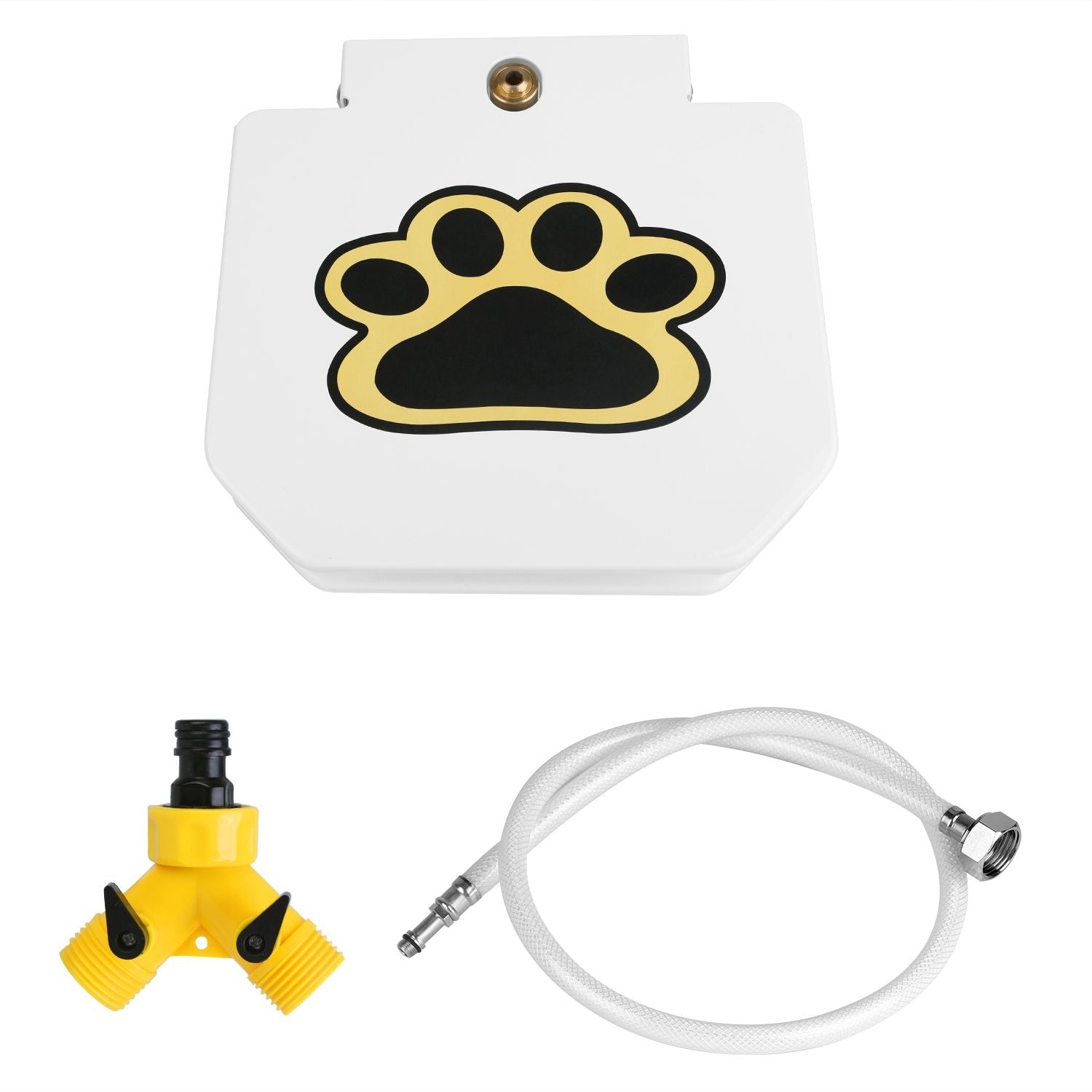 Outdoor Dog Water Fountain Step-On Activated Pet Water Dispenser