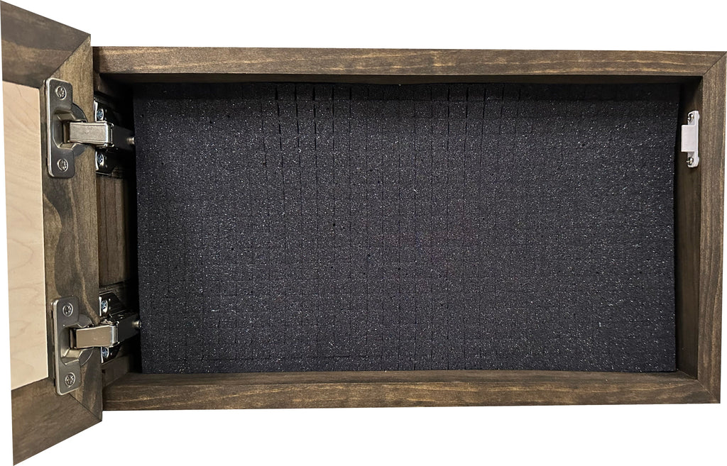 Wood Gun Cabinet Ducks On A Pond Wall Decoration - Hidden Gun Safe To Securely Store Your Gun In Plain Sight by Bellewood Designs