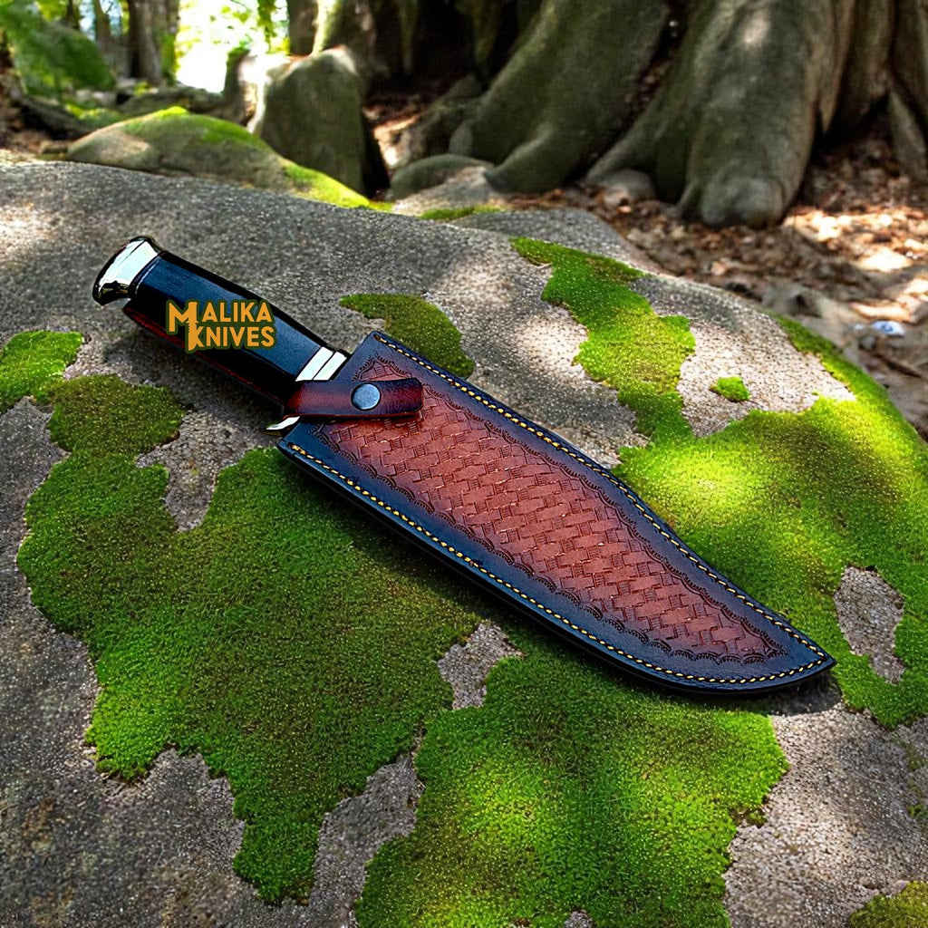 Crocodile Dundee Knife Replica | D2 Steel Blade | Black Micarta Handle