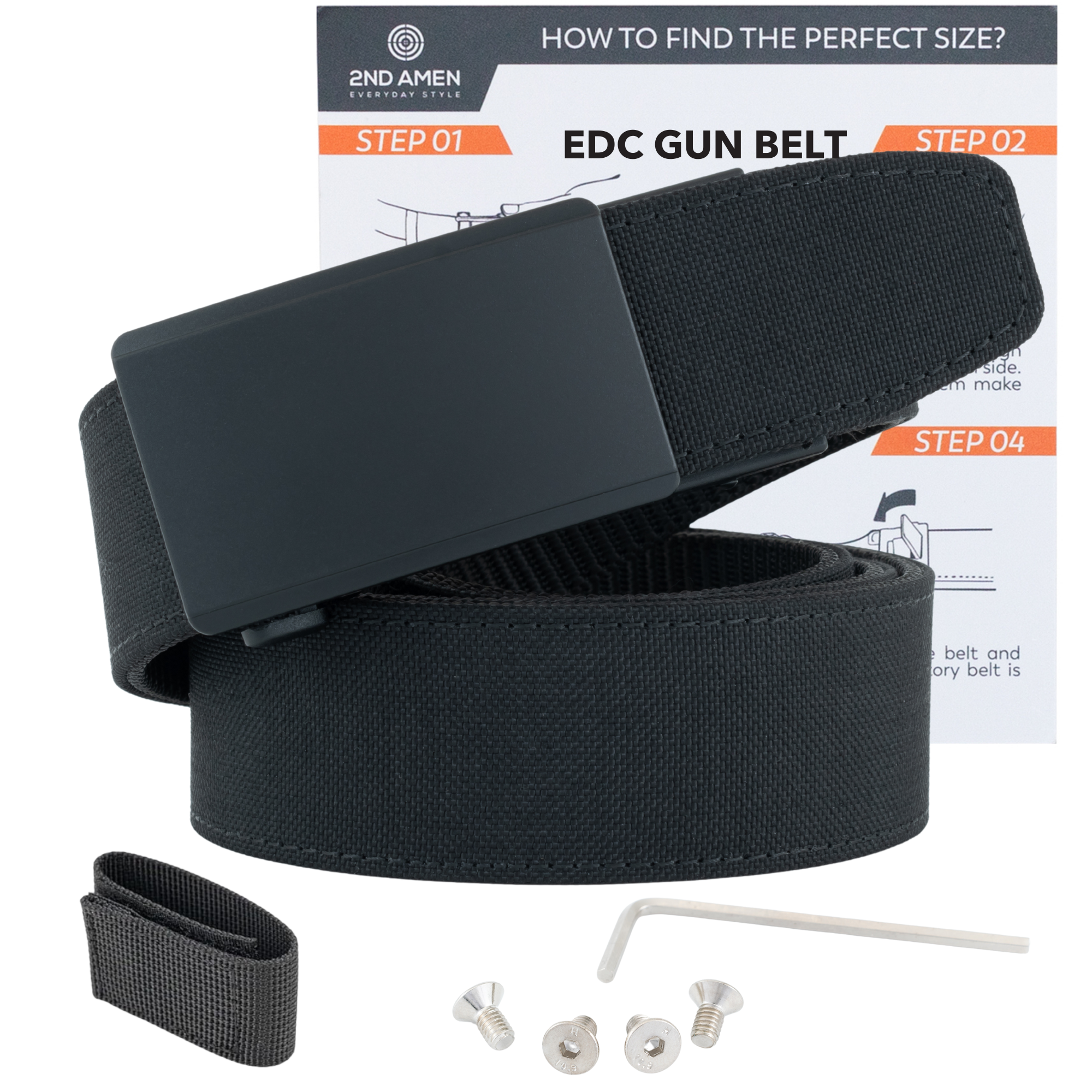 OPS 1.0 EDC Belt 1.5" Width Ballistic Nylon for Everyday Carry
