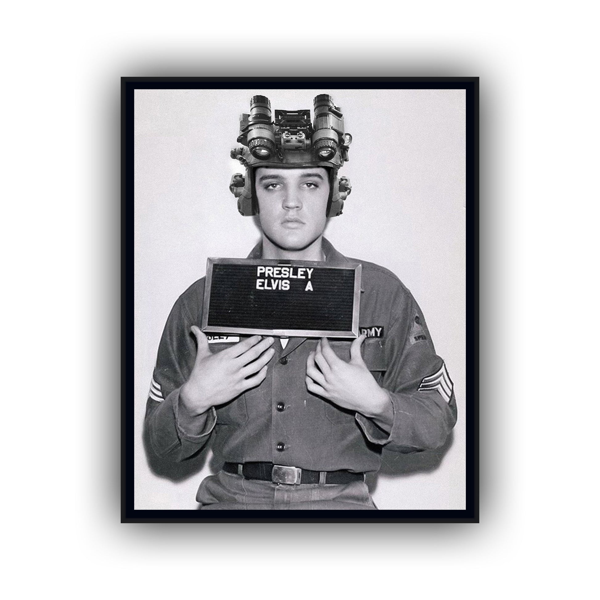 Elvis V1 - Limited Edition - 4" x 3" Sublimation Velcro Morale Patch