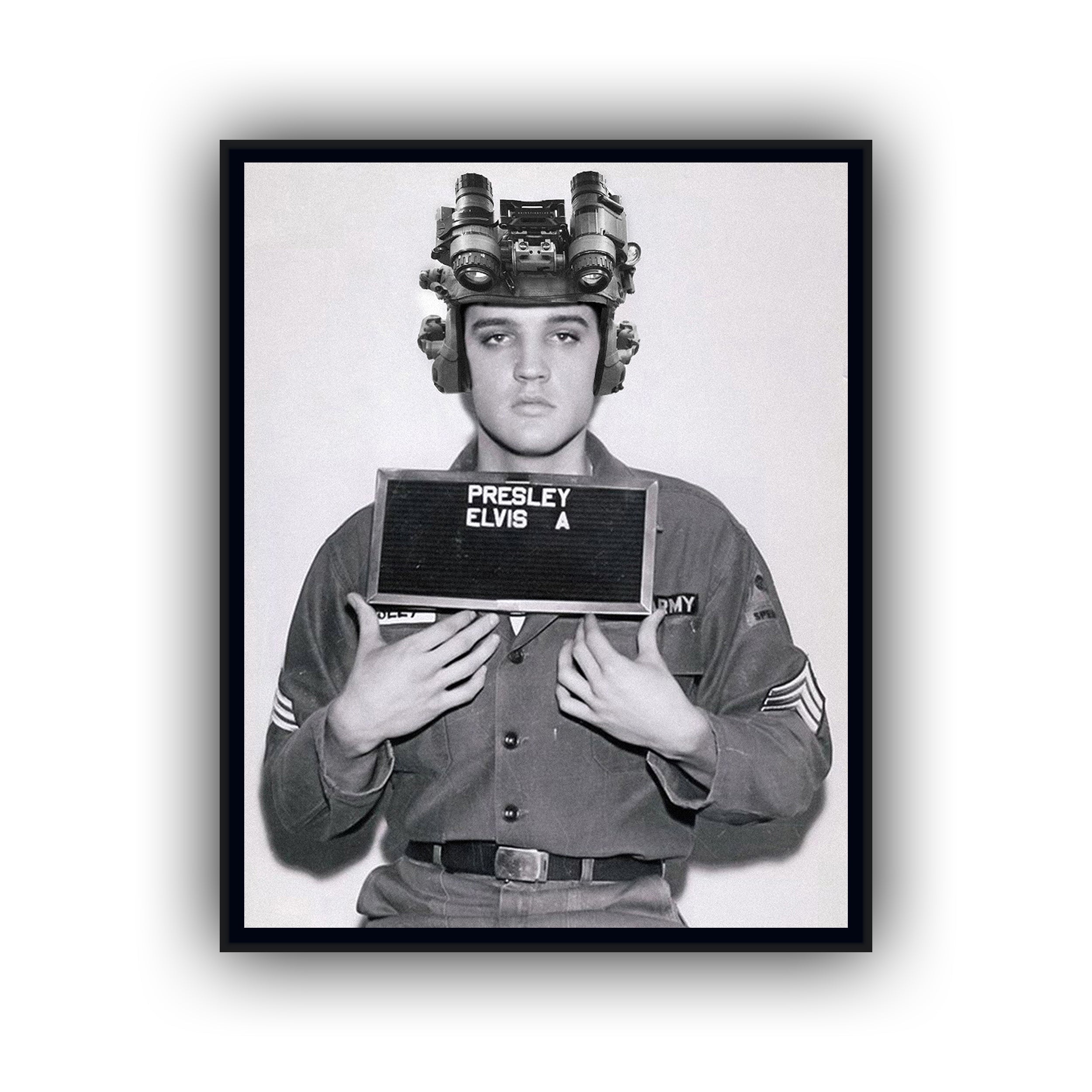 Elvis V1 - Limited Edition - 4" x 3" Sublimation Velcro Morale Patch