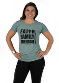 Faith Family Freedom Tee