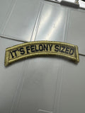 As Seen on Socials - It's Felony Sized - Long Tab - OCP w/Black