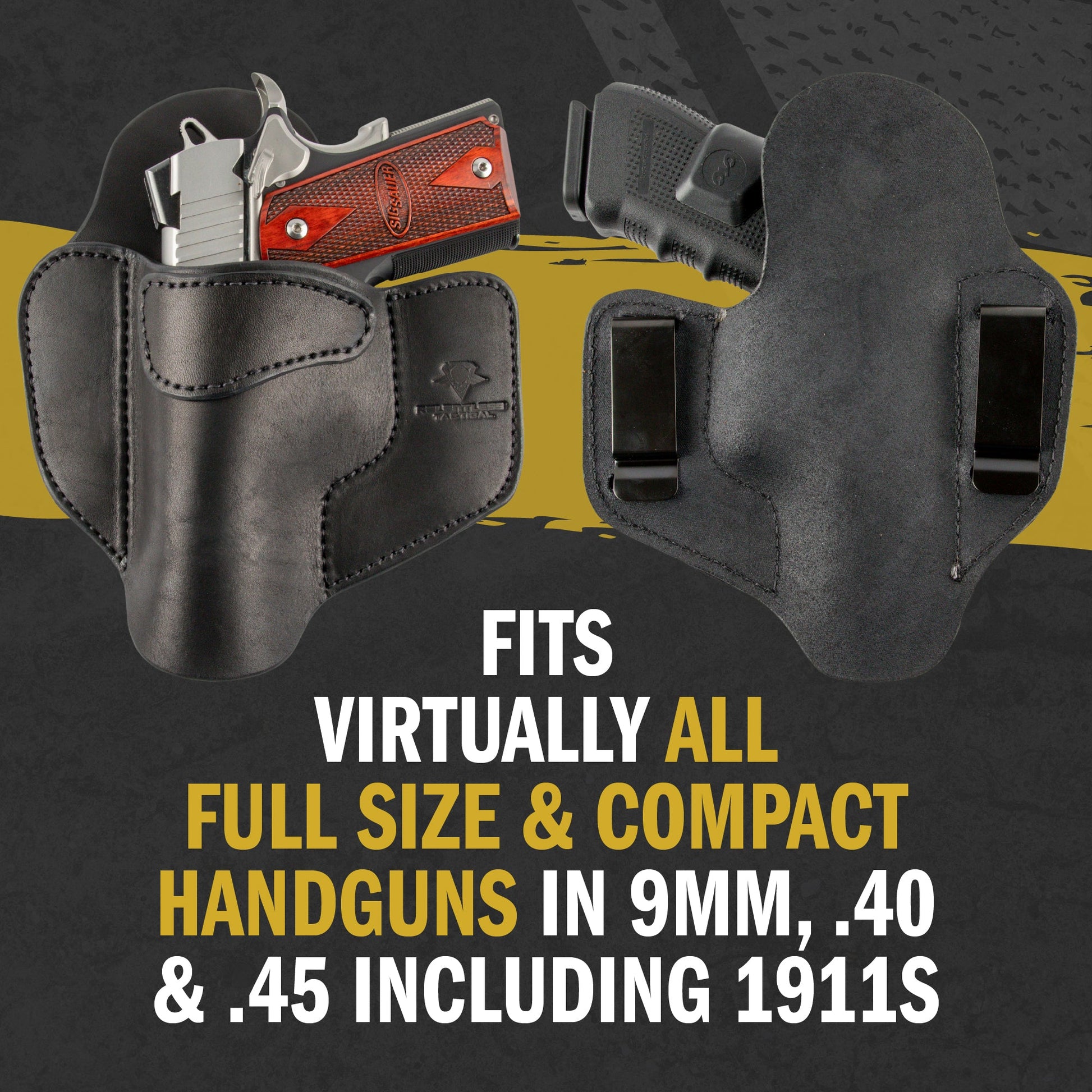 Comfort Carry Leather OWB Holster | Made in USA | Lifetime Warranty