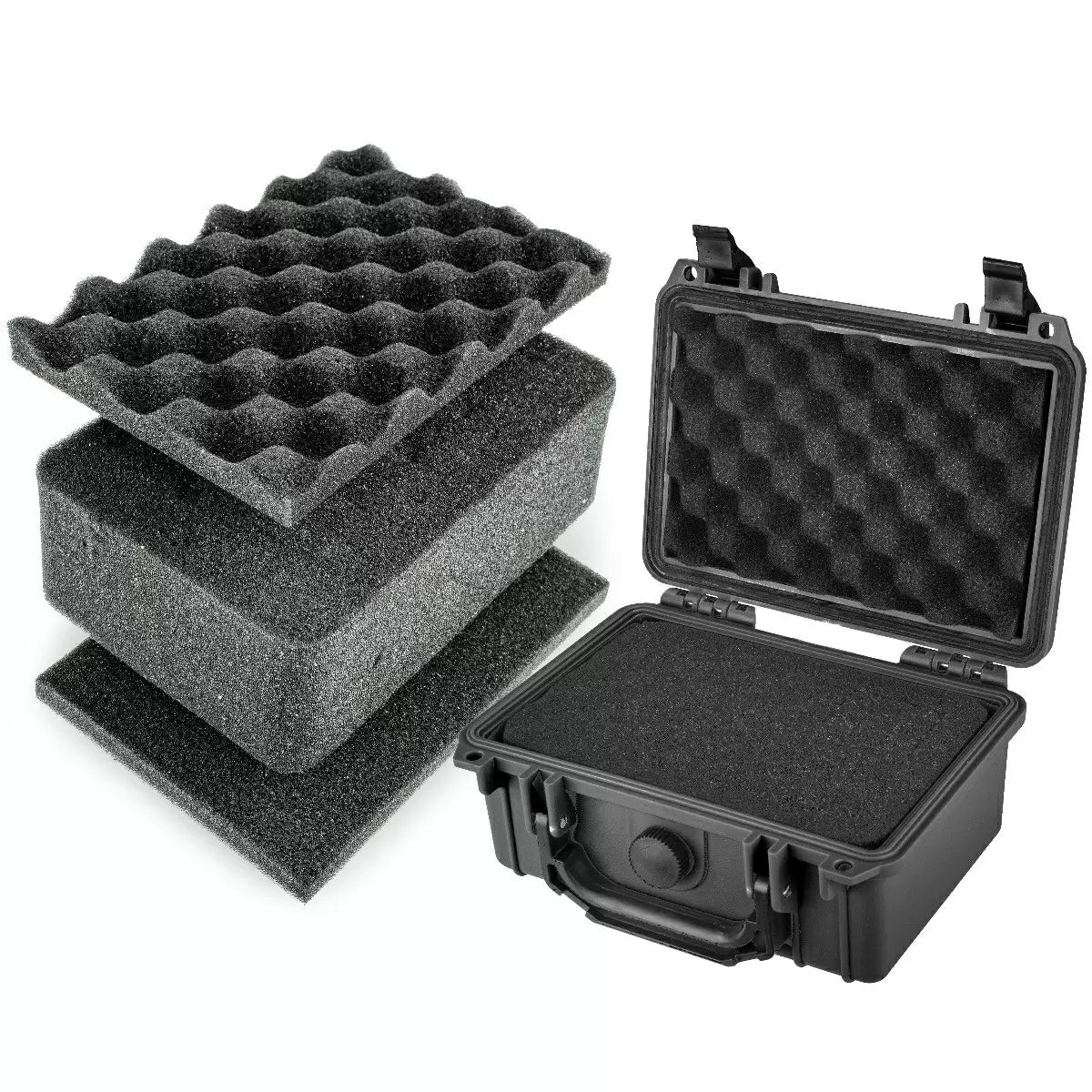 Eylar 8" Small Gear Hard Case – Waterproof, Dustproof, Shockproof with Customizable Foam