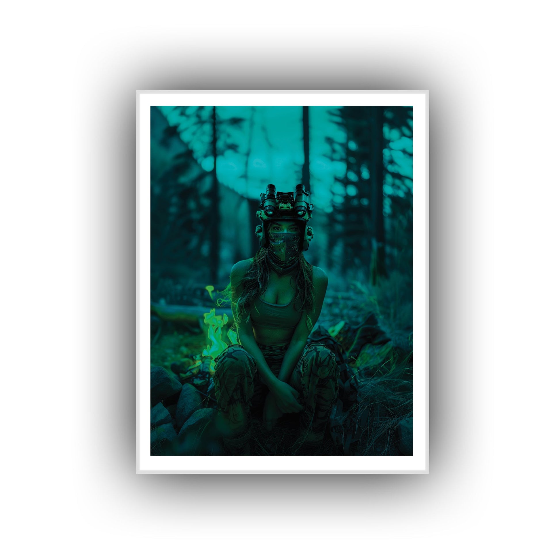 Forest Vol. 1 - 4" x 3" PVC Velcro Morale Patch