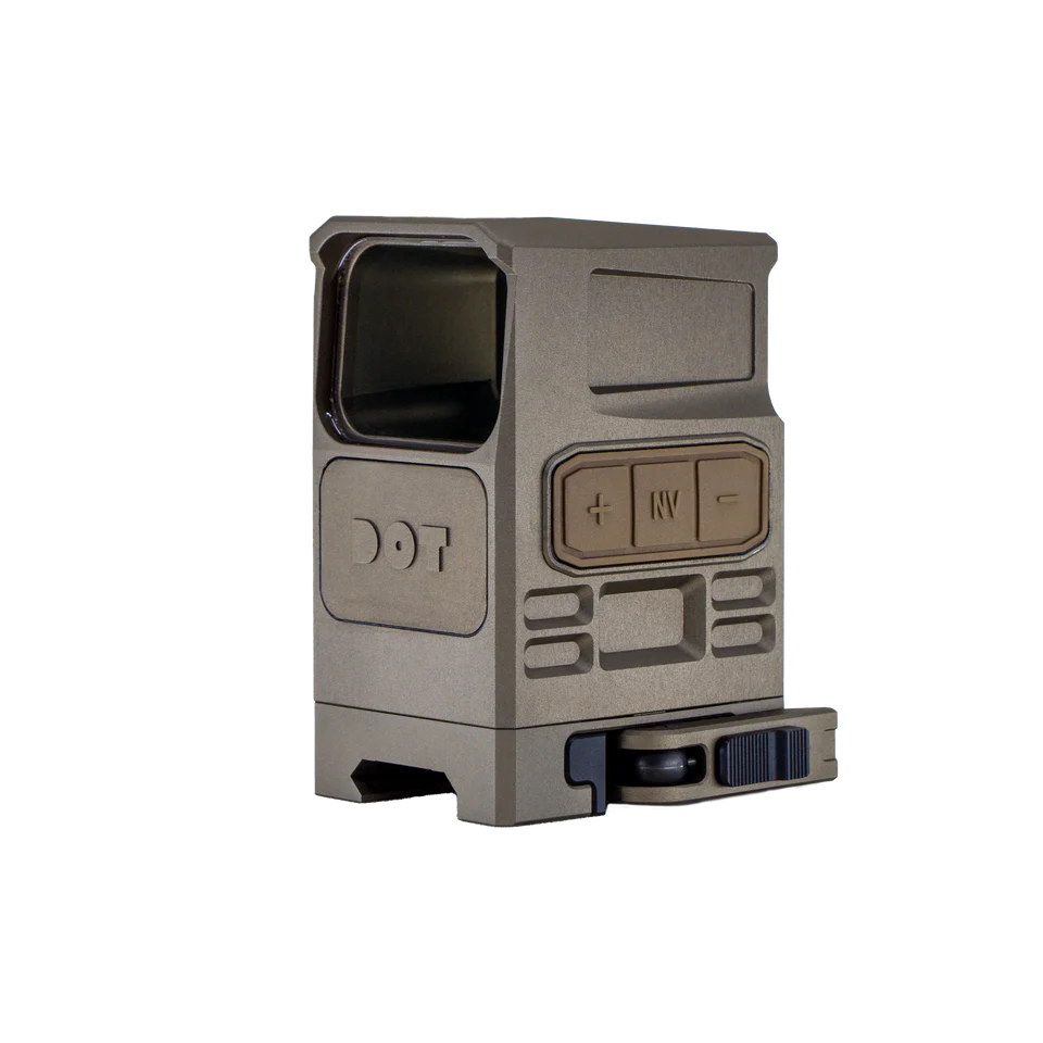 DOT EHS-1 - Holographic Sight 1 MOA / 65 MOA Reticle & Included 2.26" High Mount - Night Vision Ready & QD lever